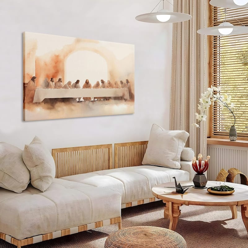 Jesus Last Supper Canvas Wall Art