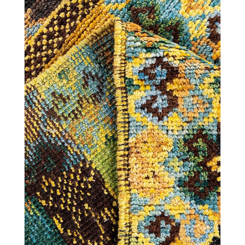 Overdyed, One-of-a-Kind Handmade Area Rug - Multi - 4' 5" x 6' 2"