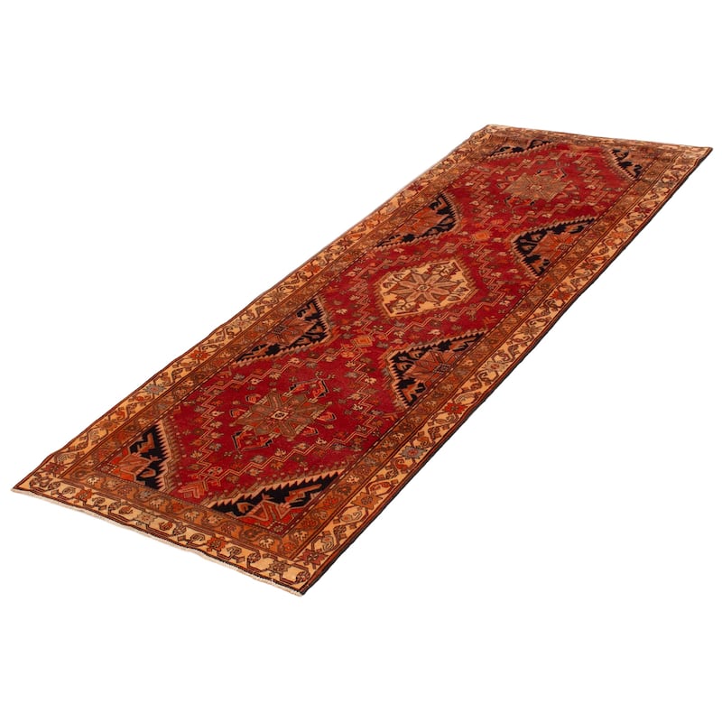 ECARPETGALLERY Hand-knotted Konya Anatolian Copper Wool Rug - 4'0 x 10'4