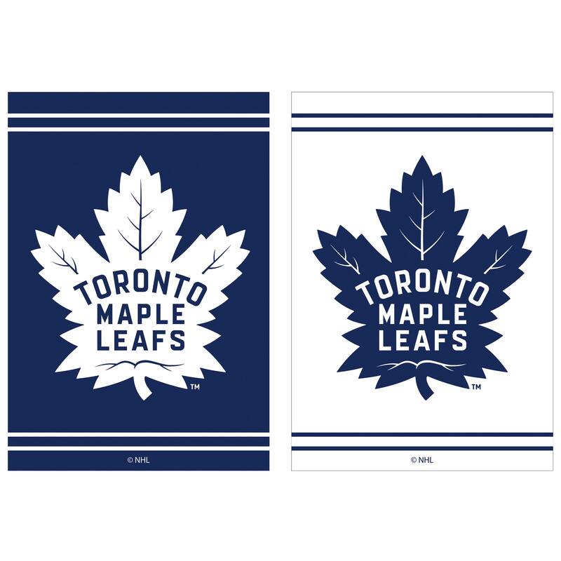 Embossed Suede Flag, Garden Size, Toronto Maple Leafs