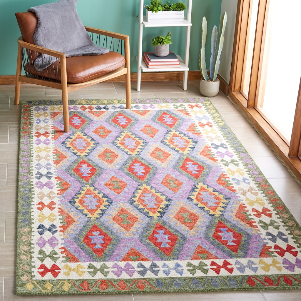 SAFAVIEH Handmade Aspen Iracema Boho Wool Rug