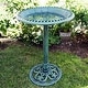 preview thumbnail 1 of 7, Alpine Corporation 28" Tall Outdoor Birdbath with Scrollwork Decoration Yard Statue