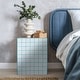 preview thumbnail 37 of 56, Callista Modern Ceramic Tiled Cube Side Table, Square Mosaic Pedestal Accent End Table for Living Room Bedroom - 14 X 14 X 18