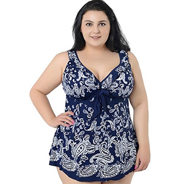 women's plus size two piece bathing suits