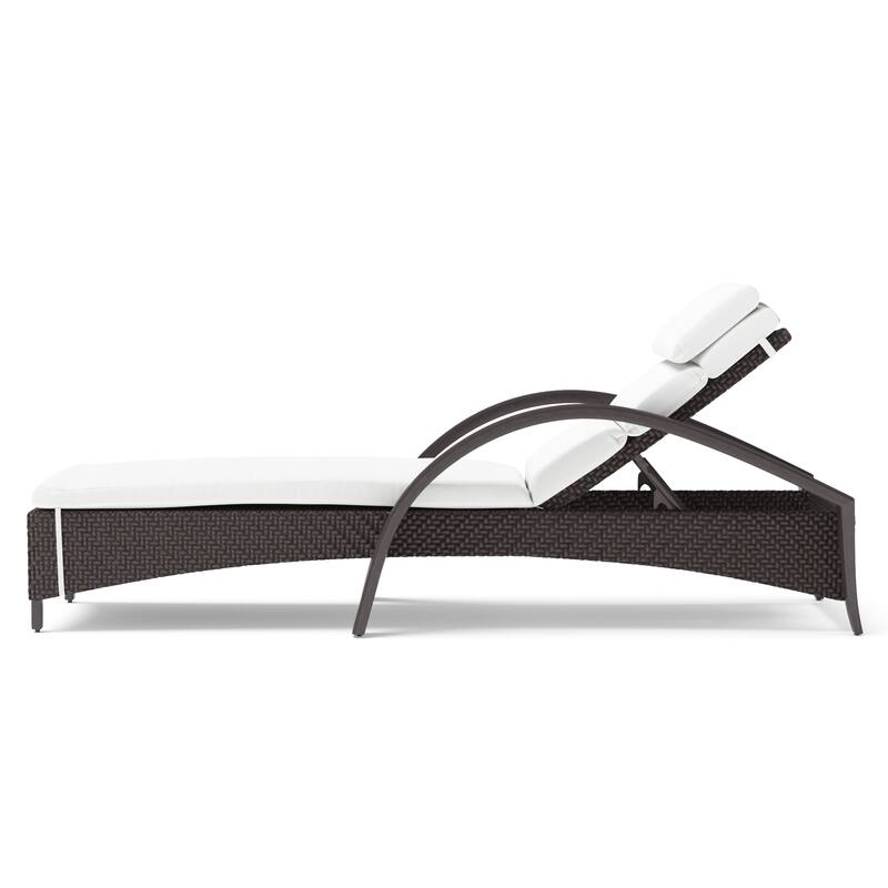 Barcelo 2 Piece Sunbrella Outdoor Patio Chaise Lounges Set