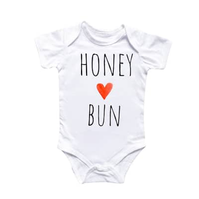 Honey Buns - Baby Boy Girl Clothes Infant Bodysuit Funny Cute Newborn