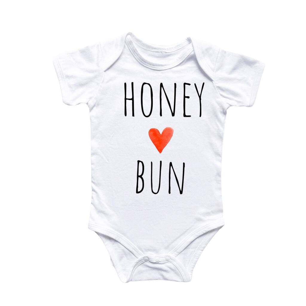 Honey Buns - Baby Boy Girl Clothes Infant Bodysuit Funny Cute Newborn