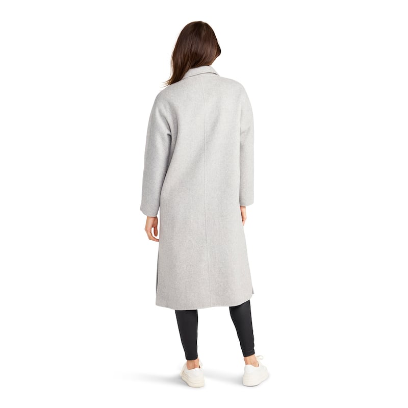 Guestlist Wool Blend Oversized Double Breasted Coat