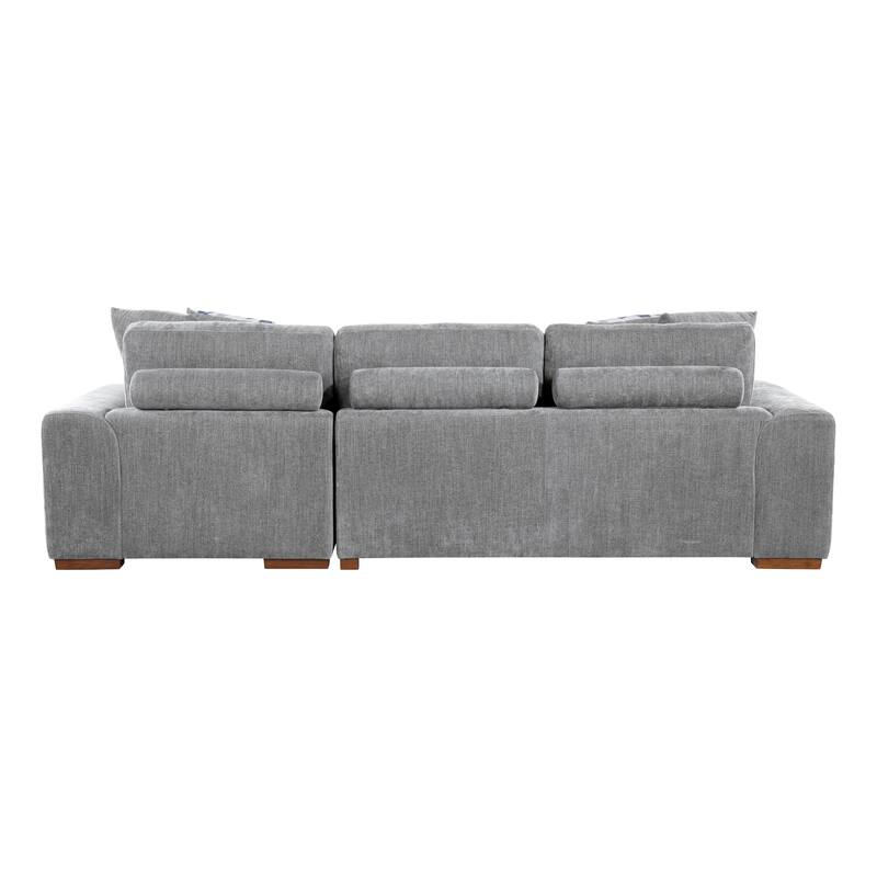 Gillam 3-Piece Sectional Sofa Sleeper with Right Chaise and Ottoman