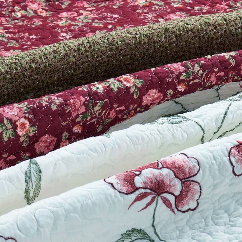 Serenta Oversized Saigon 7 Piece Bedspread Set, Queen and King