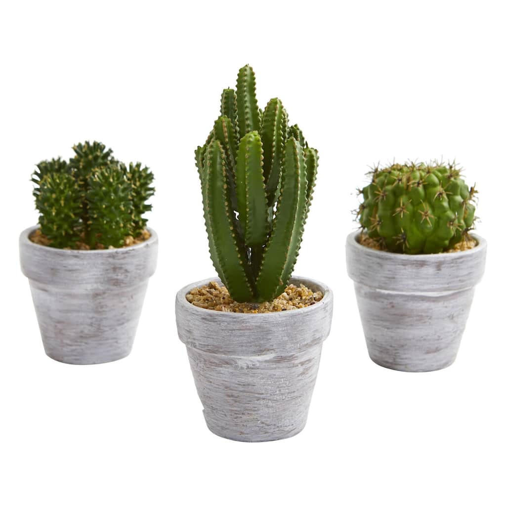 Rustic Artificial Plants Set of 6 - 23In Decorative Bush for Home Office Living Room Décor - Green - 8