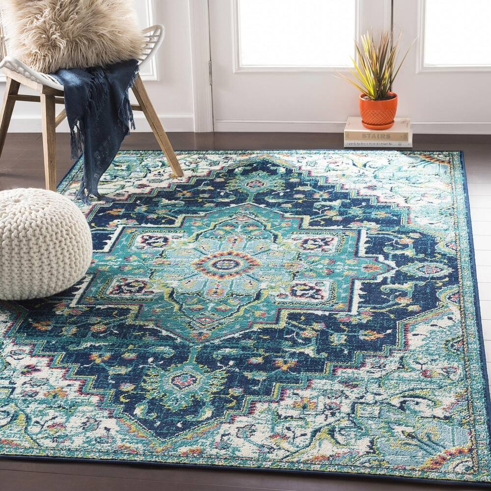 Livabliss Paramount Updated Traditional Medallion Area Rug
