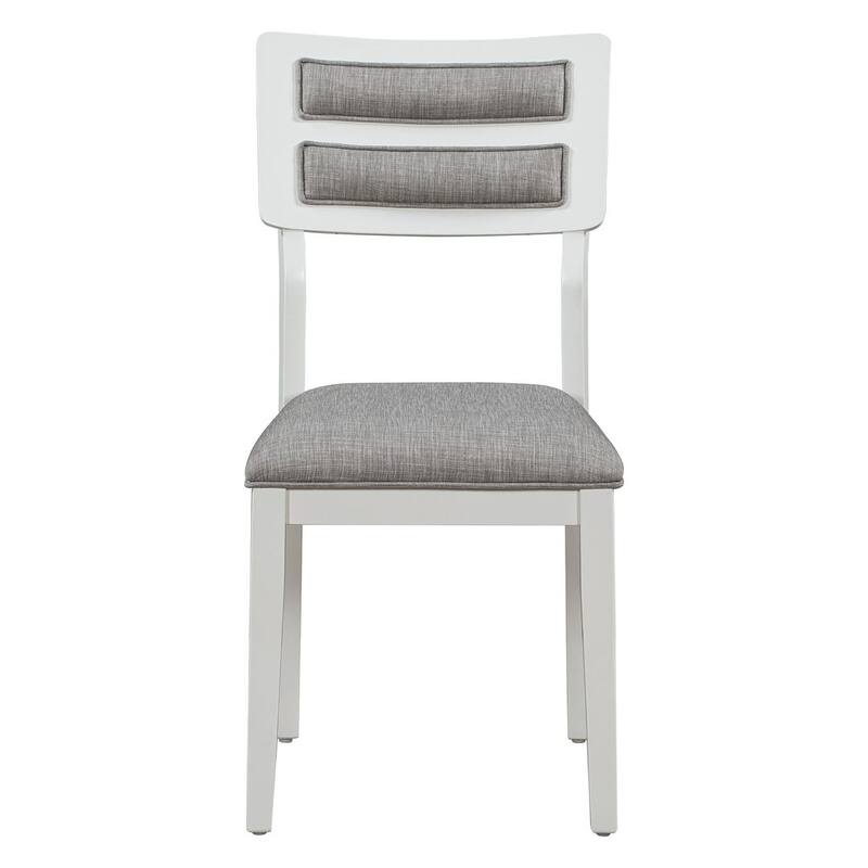 6 PCS Classic Dining Set for 6 with Bench and Upholstered Chairs
