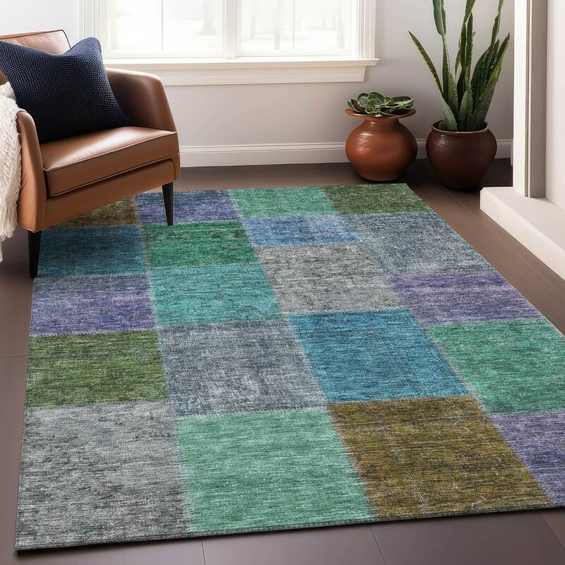 Premium Washable Super Soft Vintage Global Mayfield Rug