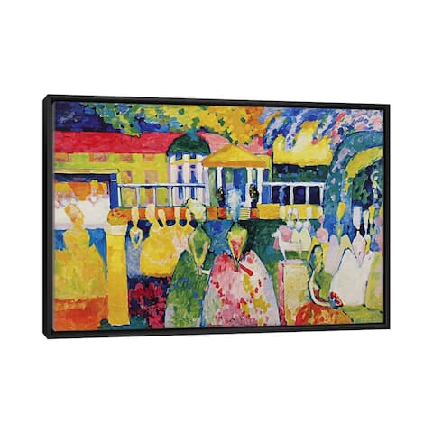 iCanvas "Crinolines" by Wassily Kandinsky Framed Canvas Print