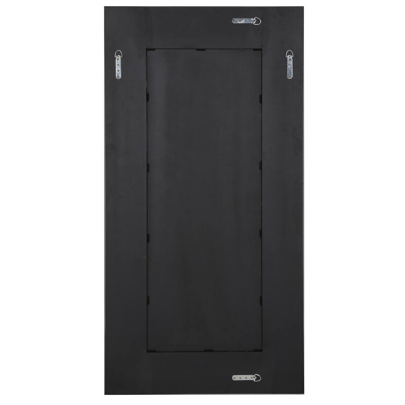 SAFAVIEH Couture Kaya 63.4-inch Large Vertical Rectangle Wood Mirror - 32.3"W x 3.1"D x 63.4"H