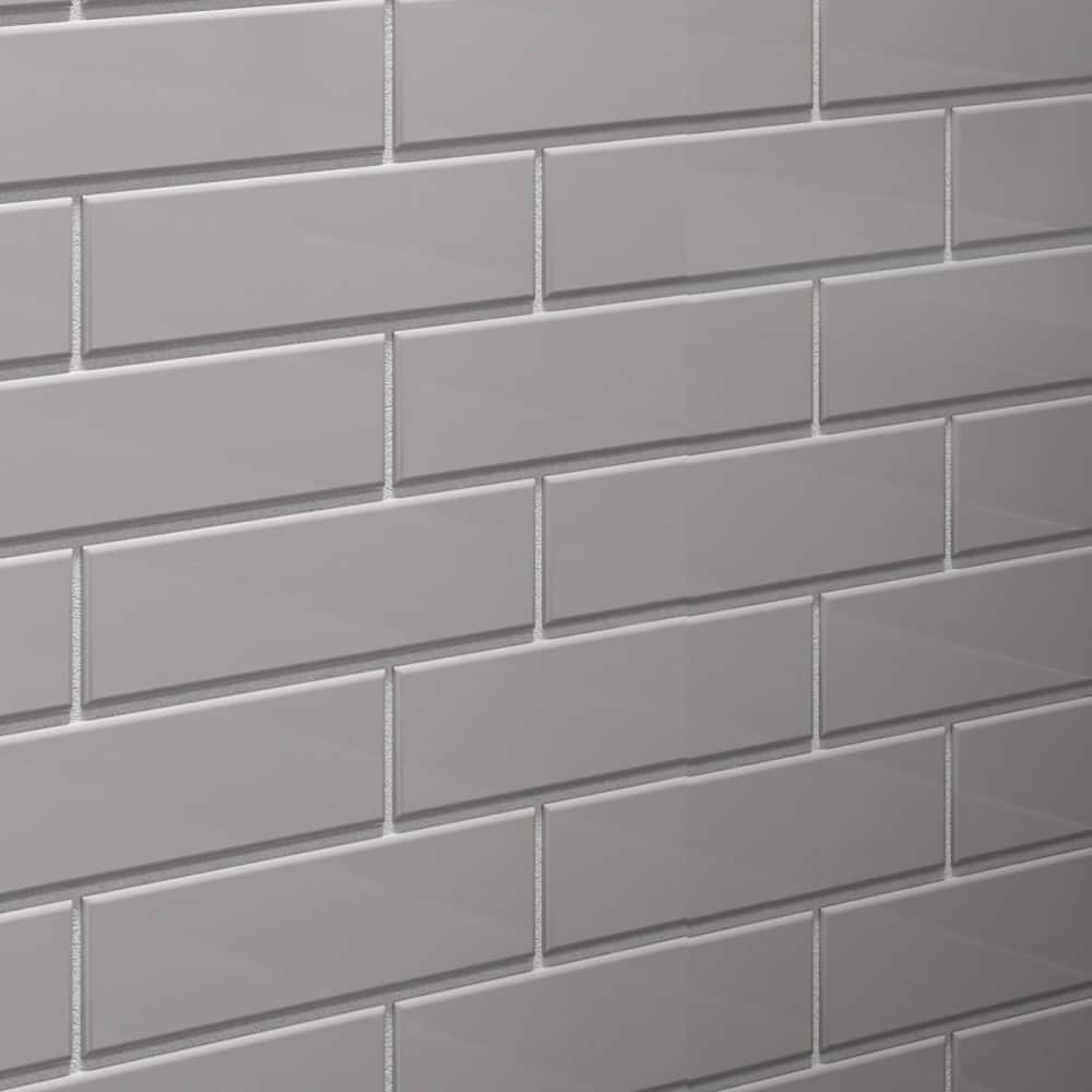 2 in. x 8 in. Glass Subway Wall Tile