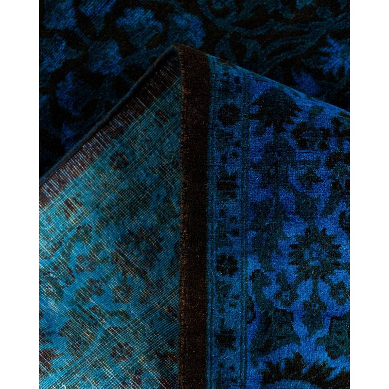 Fine Vibrance One-of-a-Kind Hand-Knotted Runner Rug - Red, 3' 2" x 22' 8" - 3' 2" x 22' 8"