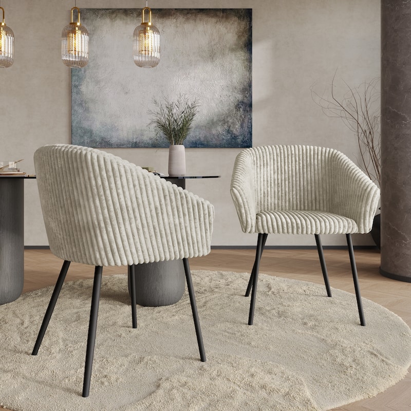 CraftPorch Minimalist 2-Piece Dining Chair