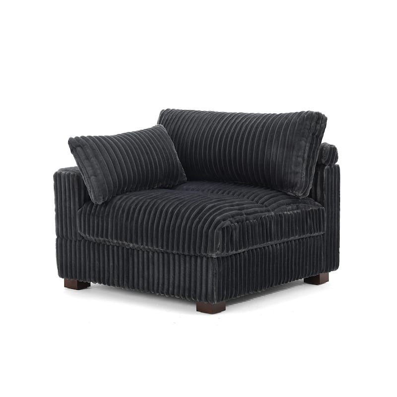 Cotton Flannel corner Sofa Armless Modular Sectional Sofa Seamless Combination