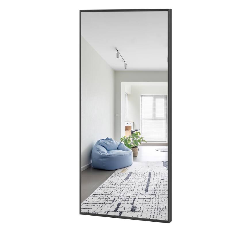 Metal Famed Full Length Bathroom Wall Mirror