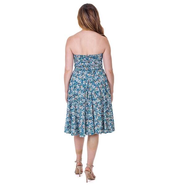 flowy indian dresses Light Blue Square Neck Midi Dress – Elegant & Flowy