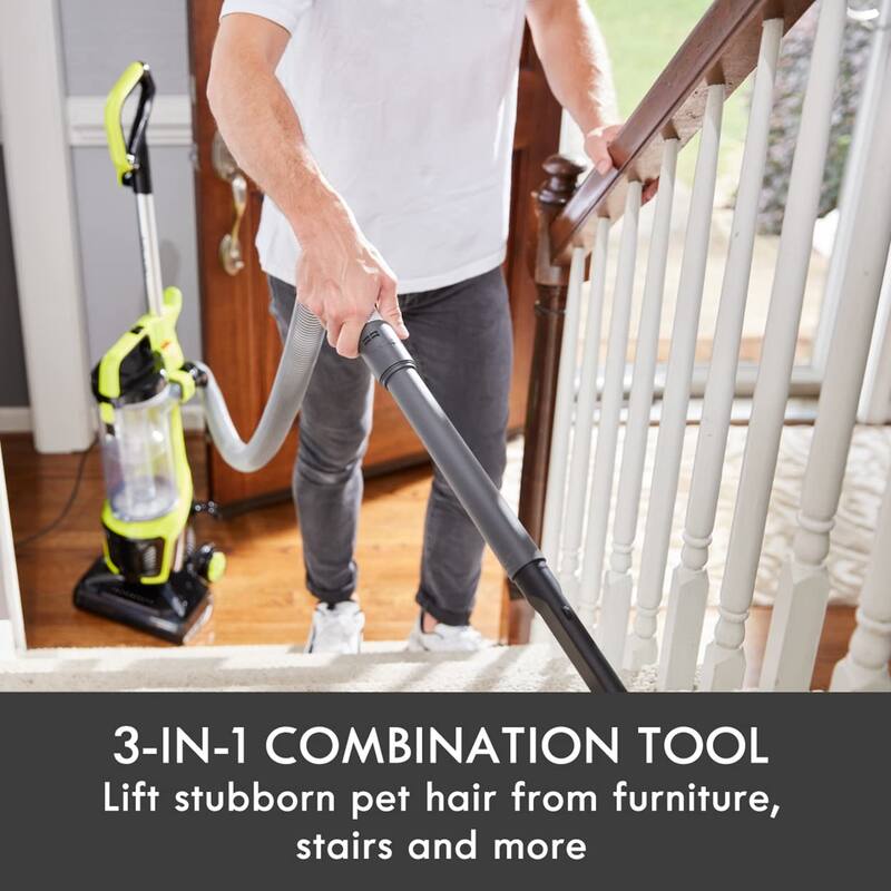 DU2001 Bagless Upright Vacuum Carpet Cleaner with 2Motor System, XL