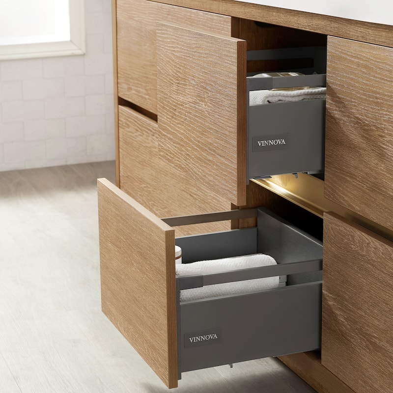 Huesca Double Bath Vanity with Composite Sink Top and Mirror