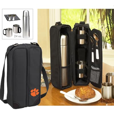 NCAA Clemson Tigers 2-Person Travel Coffee Tote