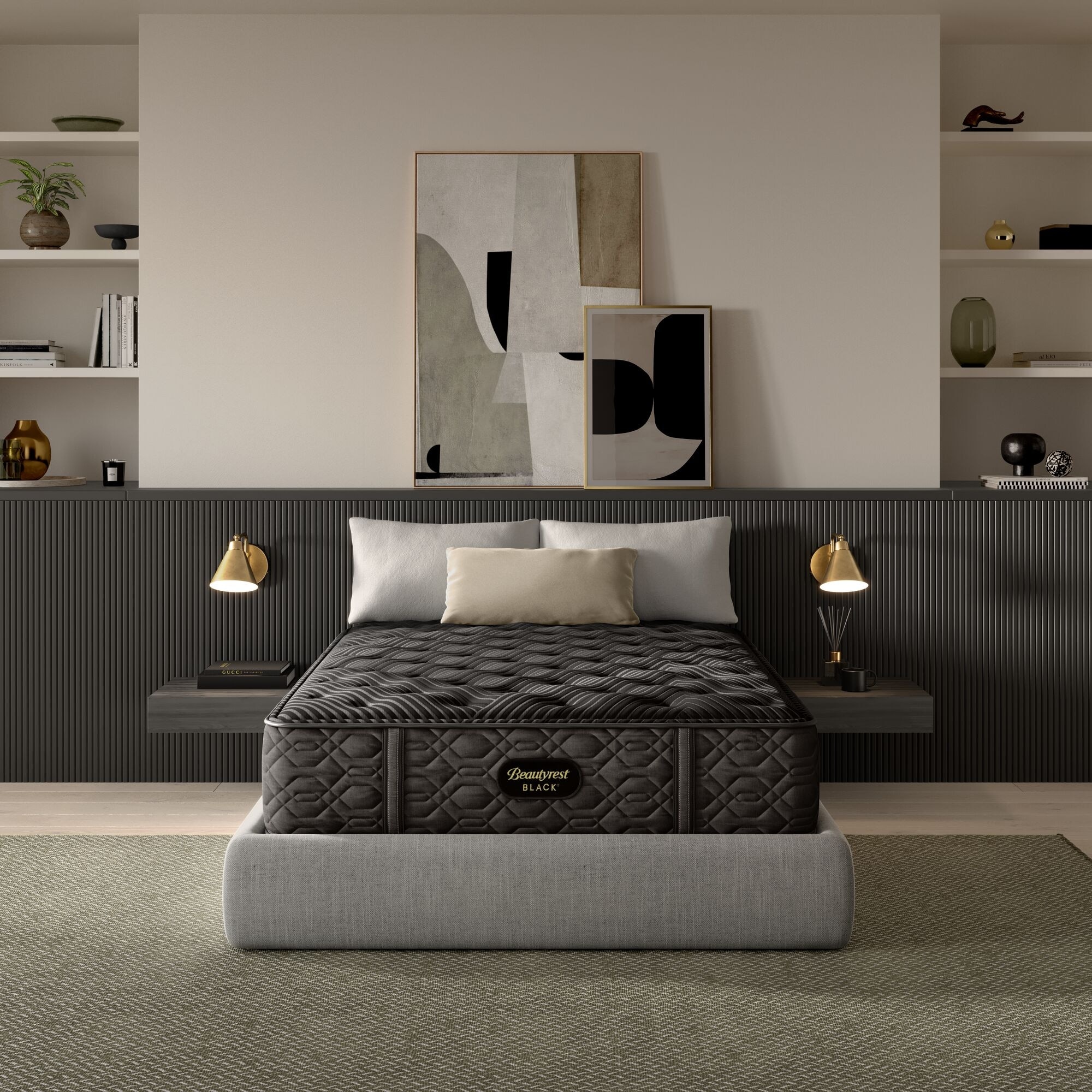 Beautyrest Black Series One 14" Plush Mattress Set