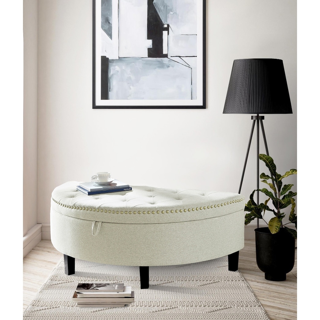 Blaine outlet tufted ottoman