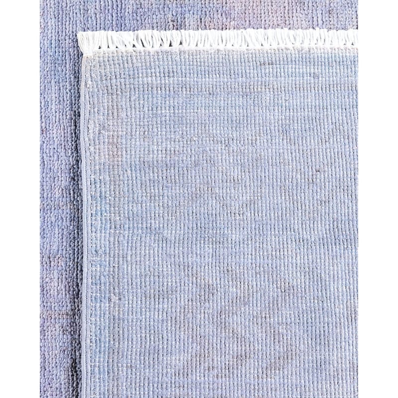 Vibrance, One-of-a-Kind Hand-Knotted Area Rug - Gray, 5' 10" x 8' 10" - 5' 10" x 8' 10"