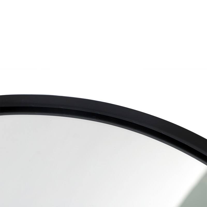 Utopia Alley Round Mirror- Mirror for Wall- Wall Mounted Mirror, Living Room, Bedroom and Bathroom Mirror for Wall, 24 inch