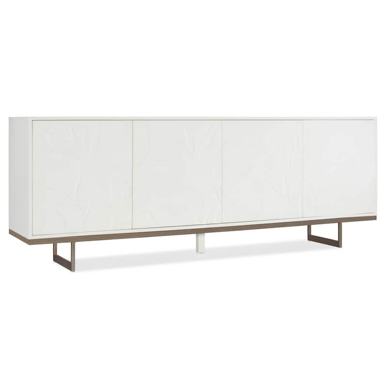 Hooker Furniture 628-85631 Melange 92" Wide Hardwood Accent Cabinet - Cream - Cream