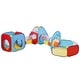 preview thumbnail 3 of 8, 5-in-1 Kids Play Tent Tunnel Set with Ball Pit and Tents Indoor Outdoor Playhouse for Toddlers - 30.7 x 30.7 x 33.9''