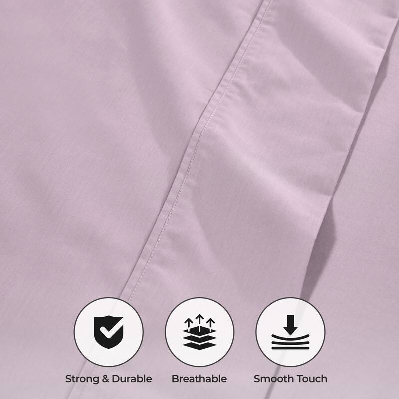 Superior Solid 1000-Thread Count Cotton Blend Deep Pocket Sheet Set