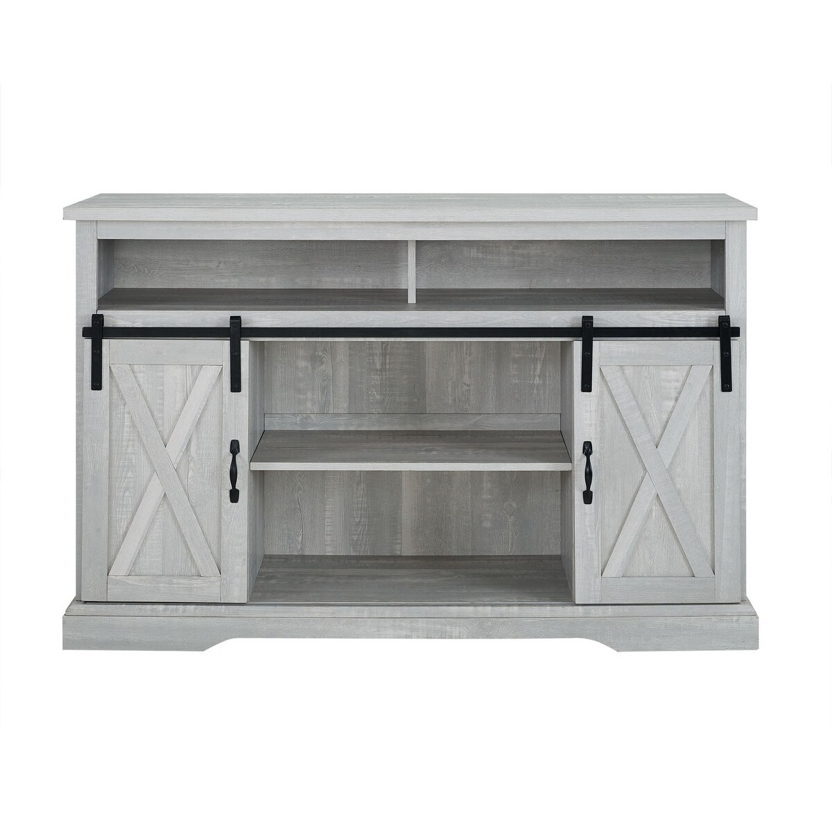 Shop Offex 52 Modern Farmhouse Sliding Barn Cabinet Door Wood Tv