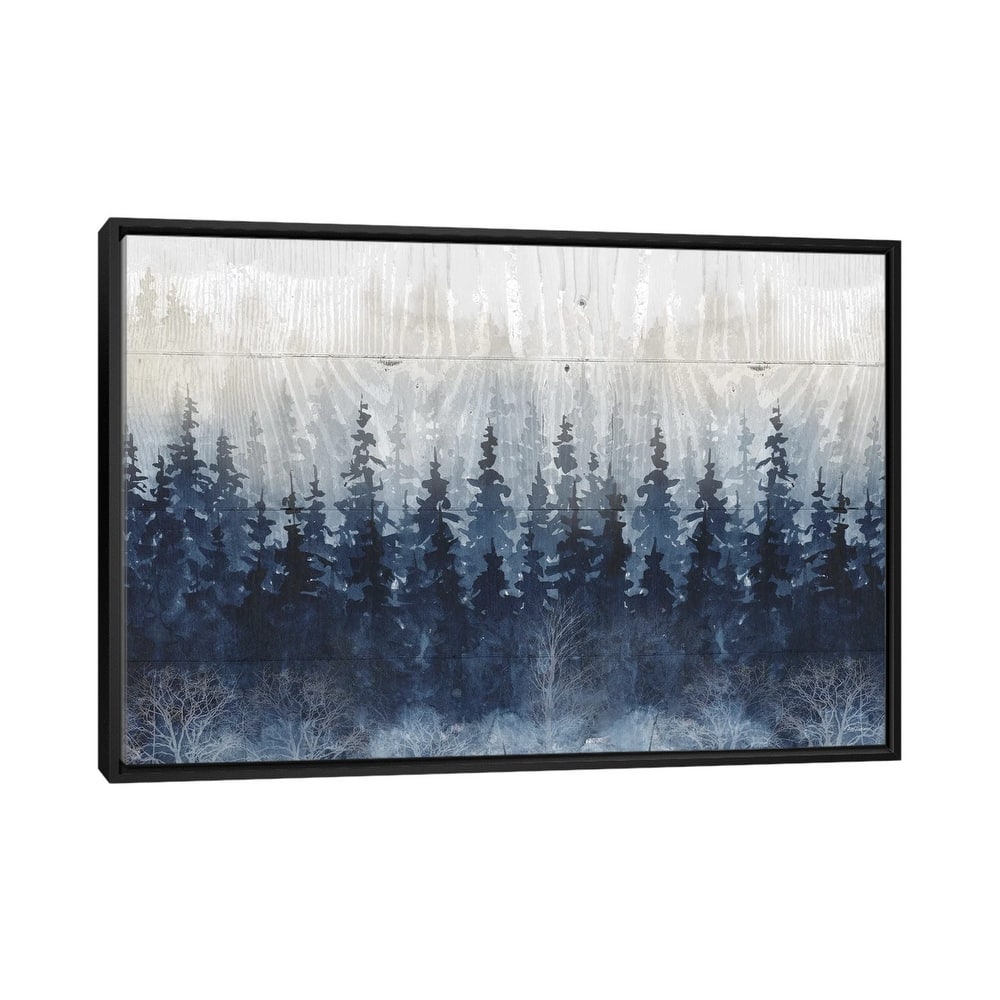 iCanvas "Misty Indigo Forest" by Carol Robinson Framed Canvas Print