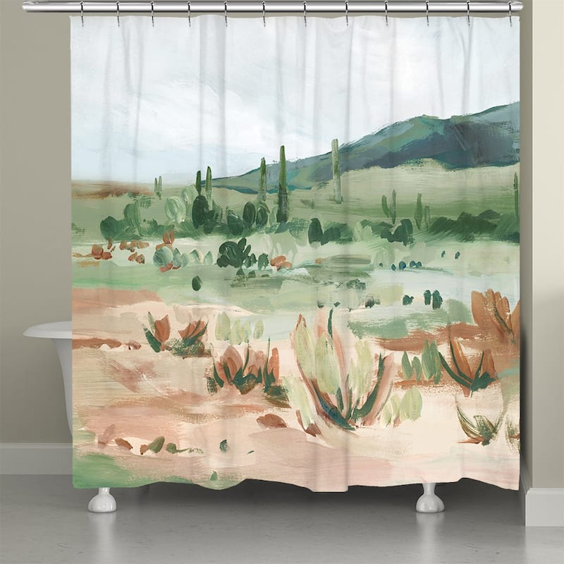 Laural Home Cactus Field Shower Curtain 71x72