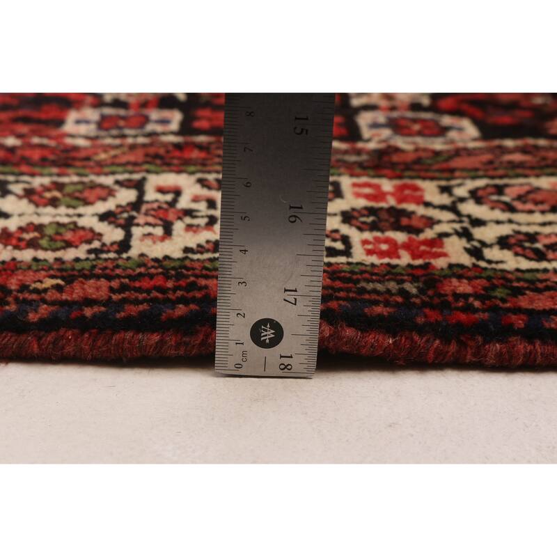 ECARPETGALLERY Hand-knotted Andelz Red Wool Rug - 3'7 x 14'4