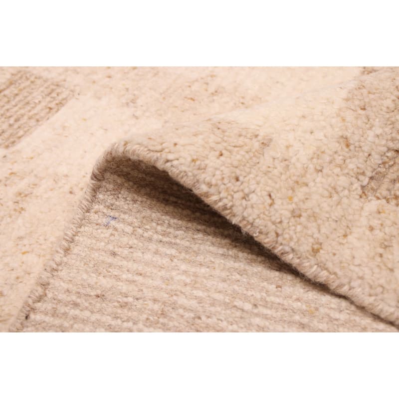 ECARPETGALLERY Hand-knotted Looma Ivory Wool Rug - 8'0 x 9'11