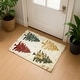 preview thumbnail 23 of 22, Premium Washable Super Soft Pine Tree Mayfield Rug Ivory - 1'8" x 2'6"