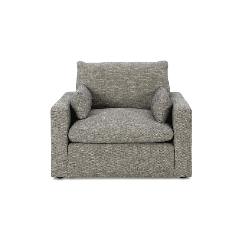 Signature Design by Ashley Dramatic Gray Oversized Chair - 44"W x 42"D x 36"H