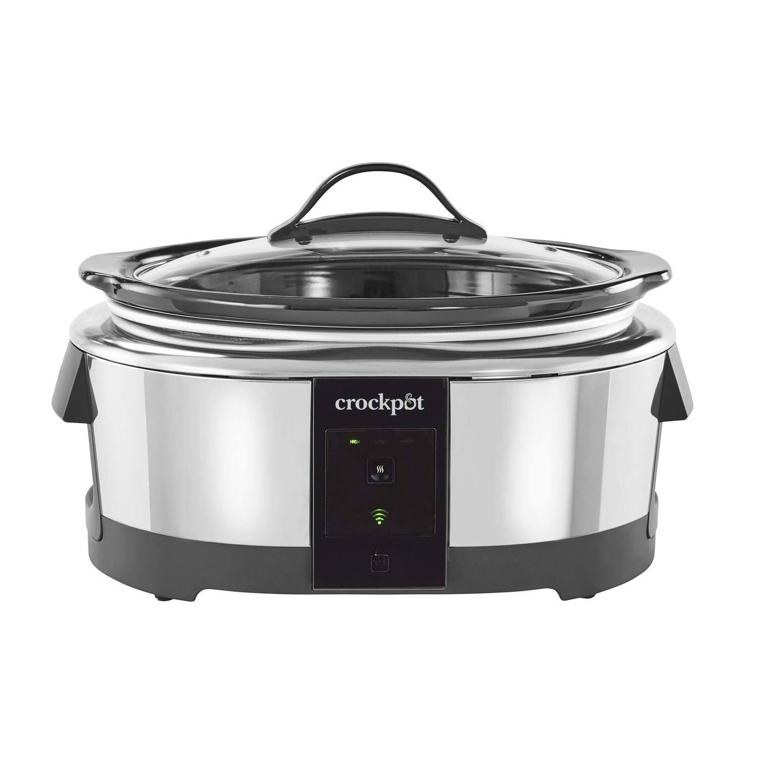 6 Quart Programmable Slow Cooker and Food Warmer Works with Alexa