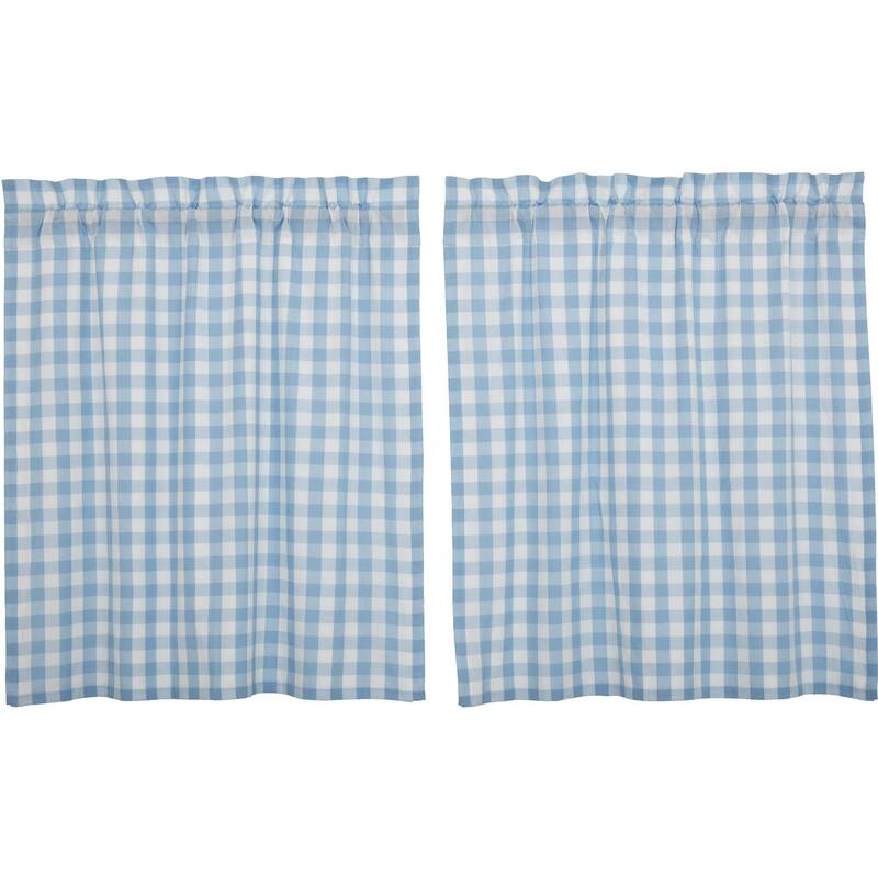 Annie Buffalo Blue Check Tier Set of 2 L36xW36
