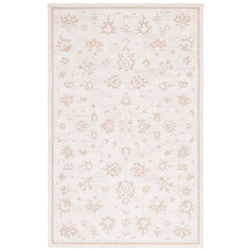SAFAVIEH Handmade Ebony Telsa Modern & Contemporary Wool Rug