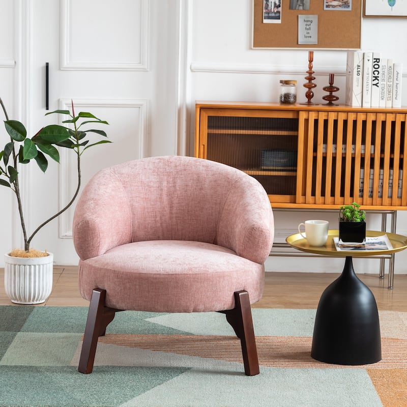 XINMICS Modern Accent Chair Upholstered Armchair for Living Room, Bedroom