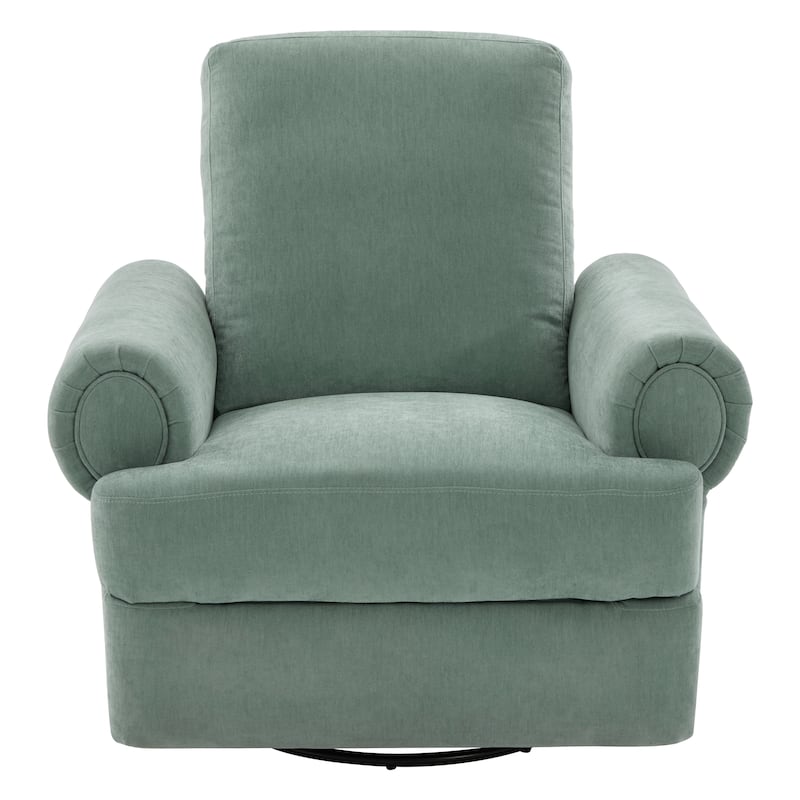 Christopher Knight Home - Thorne Chenille Swivel Recliner Rocker Chair with Adjustable Backrest