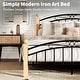 preview thumbnail 7 of 10, Queen Size Bed Frame with Headboard,Platform Bed Frame,Wooden Slat Support,No Box Spring Needed,Underbed Storage Space