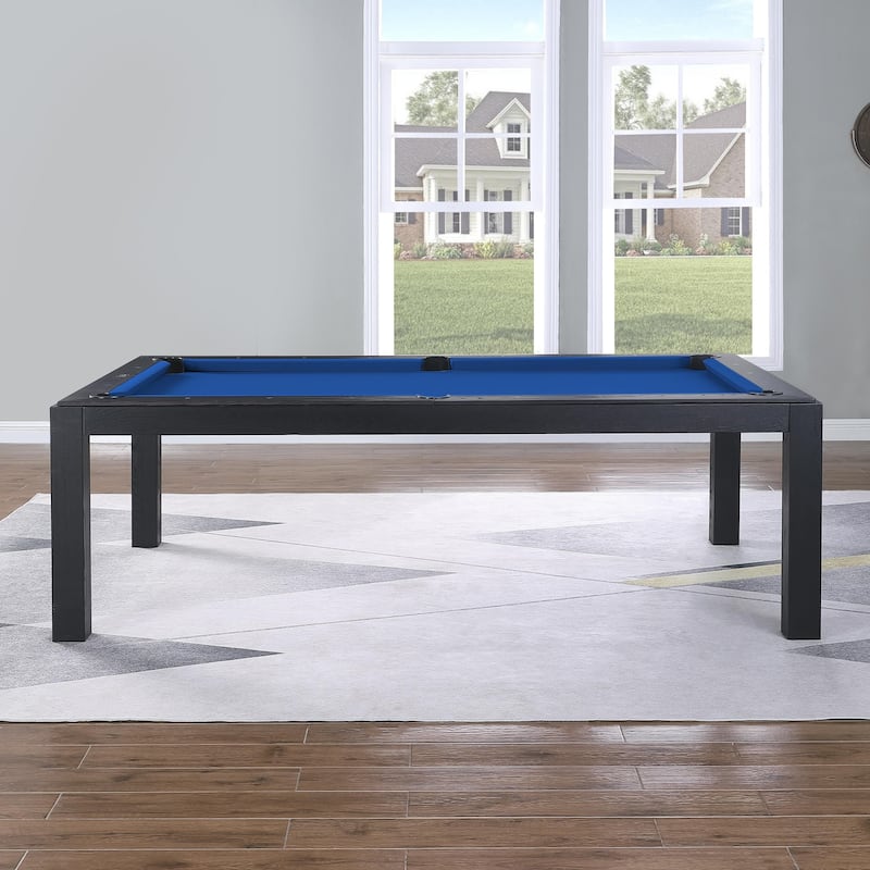 Ashmont Slate Pool Table with Dining Top - Red